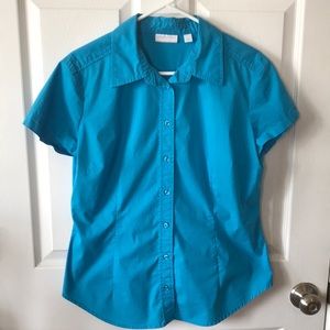 New York & Company Button-Up Stretch Shirt